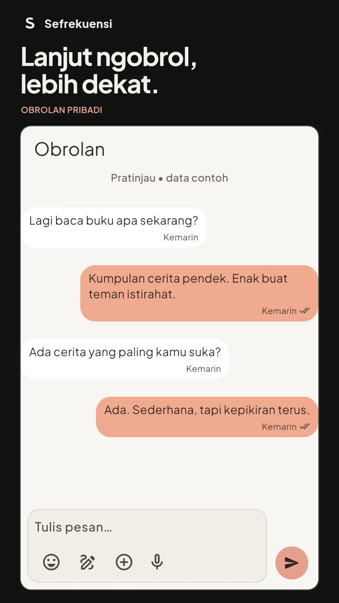 Sefrekuensi: Komunitas & Chat screenshot